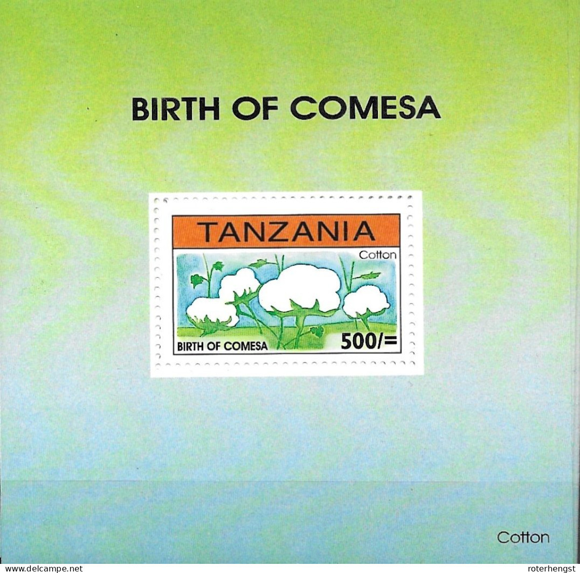 Tanzania Mnh ** Nsc Cotton Sheet - Tanzania (1964-...)