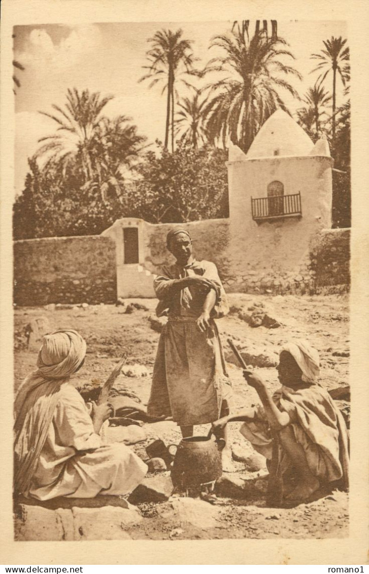 Algérie )   La Cuisson Des Aliments En Campagne - Professions