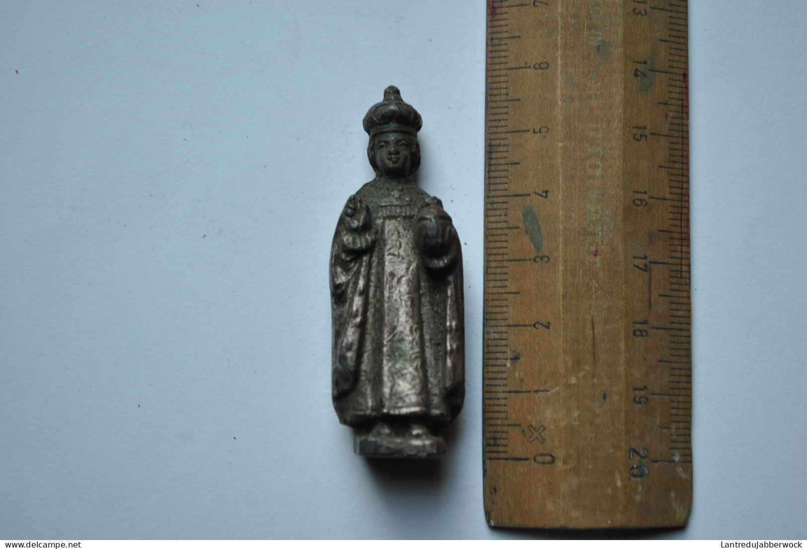 ANCIENNE PETITE STATUETTE RELIGIEUSE De VOYAGE En METAL Saint Enfant Jésus Religion Reliquaire - Religion &  Esoterik