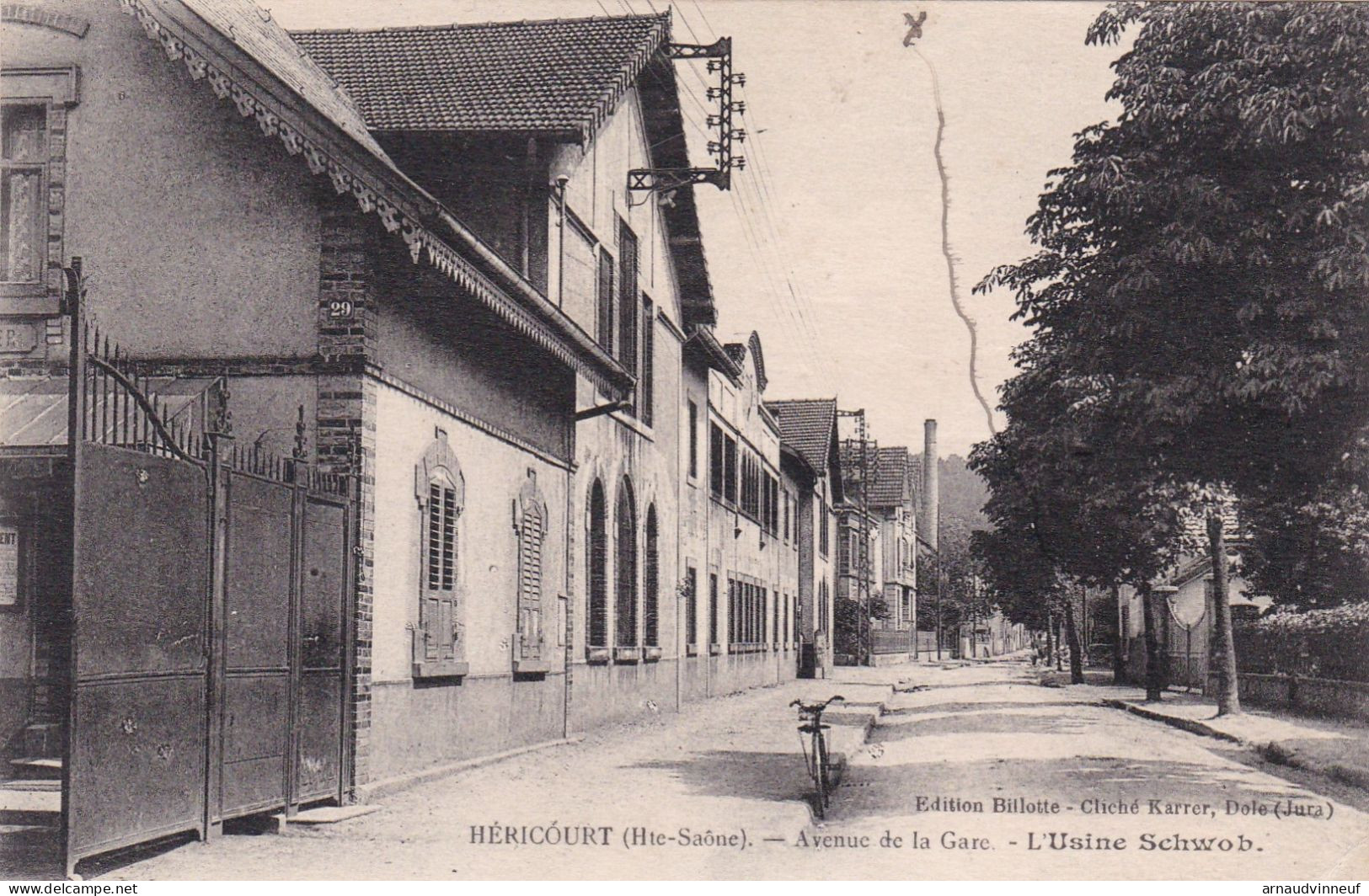 70-HERICOURT AVENUE DE LA GARE L USINE SCHWOB - Héricourt