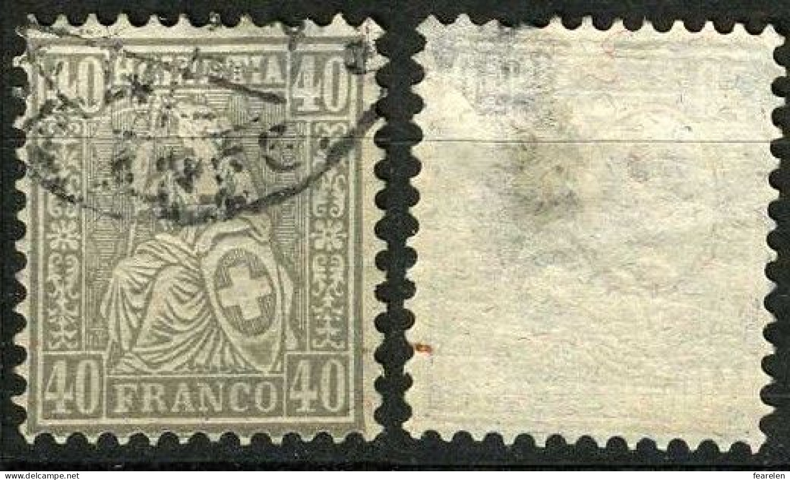 Suisse N°55 Oblitéré, Qualité Beau - Used Stamps