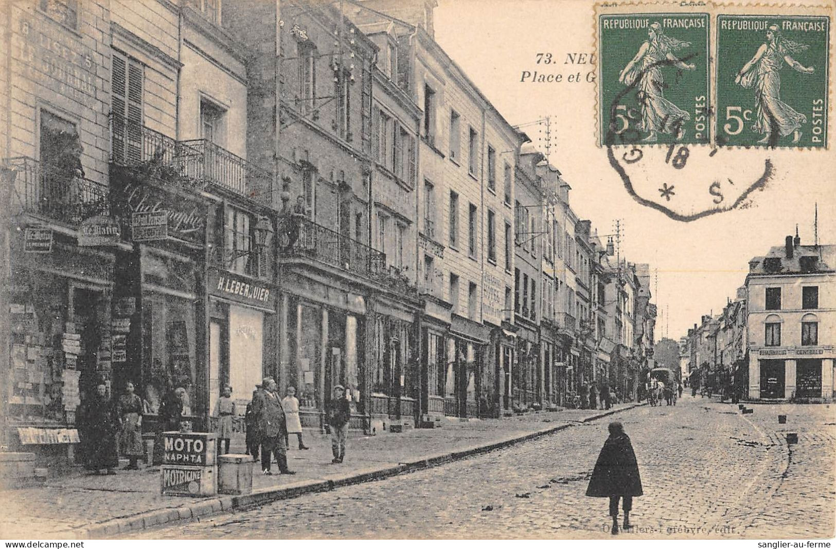 CPA 76 NEUFCHATEL EN BRAY / GRANDE RUE NOTRE DAME - Neufchâtel En Bray