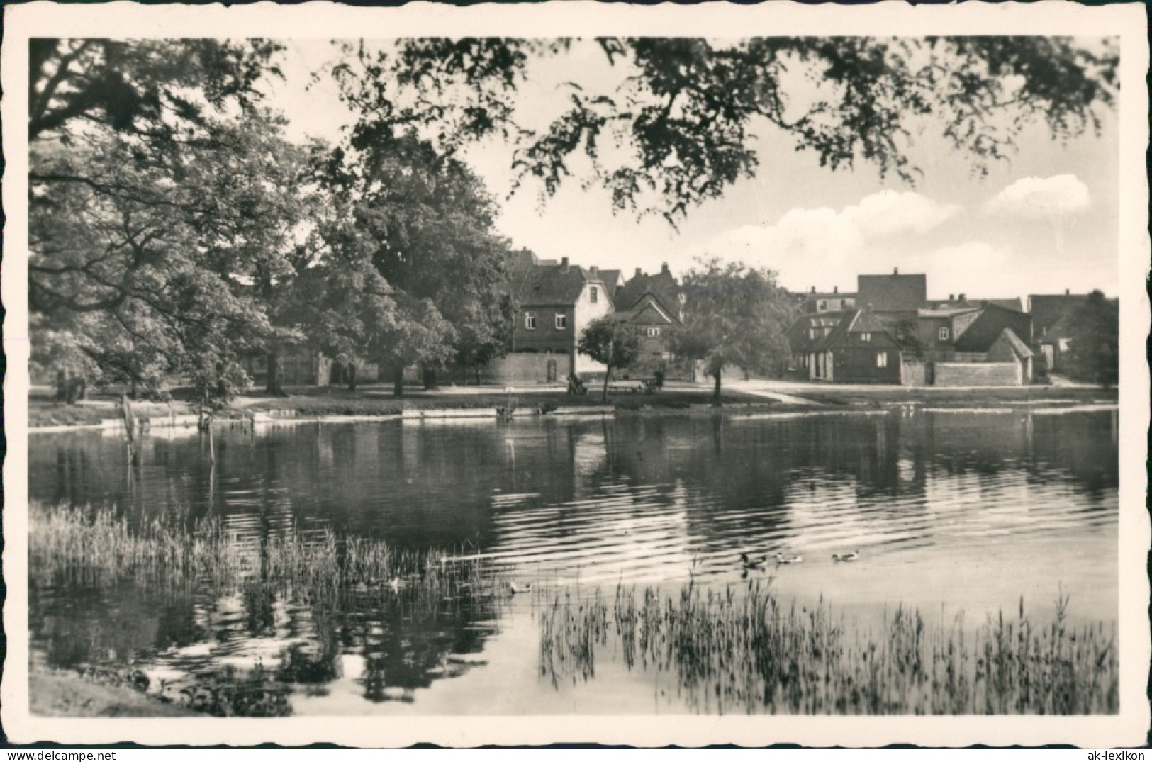 Grevesmühlen Häuser Partie Am Vielbeckersee DDR Postkarte 1956 - Grevesmuehlen