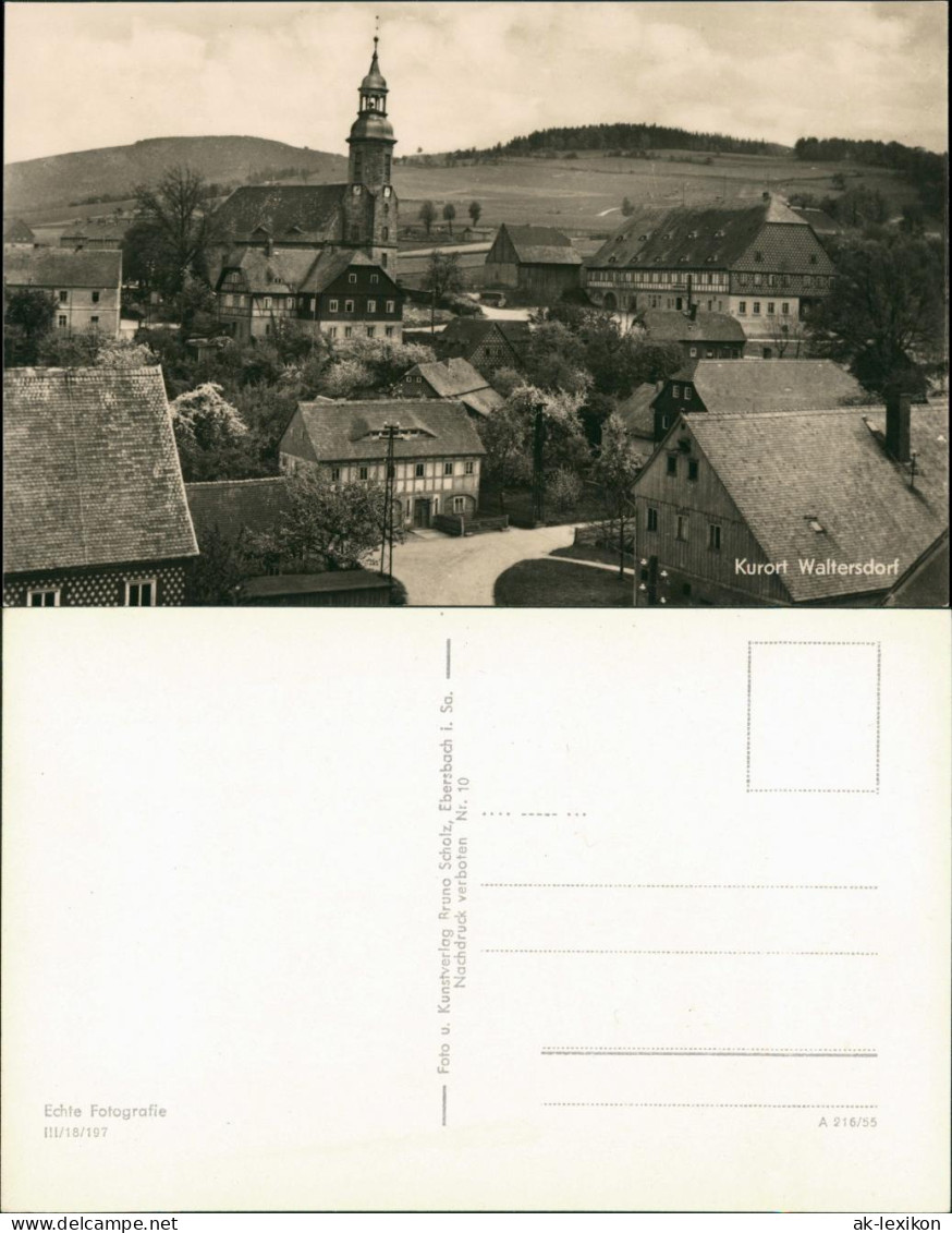 Ansichtskarte Waltersdorf-Großschönau (Sachsen) Stadtpartie 1955 - Grossschoenau (Sachsen)