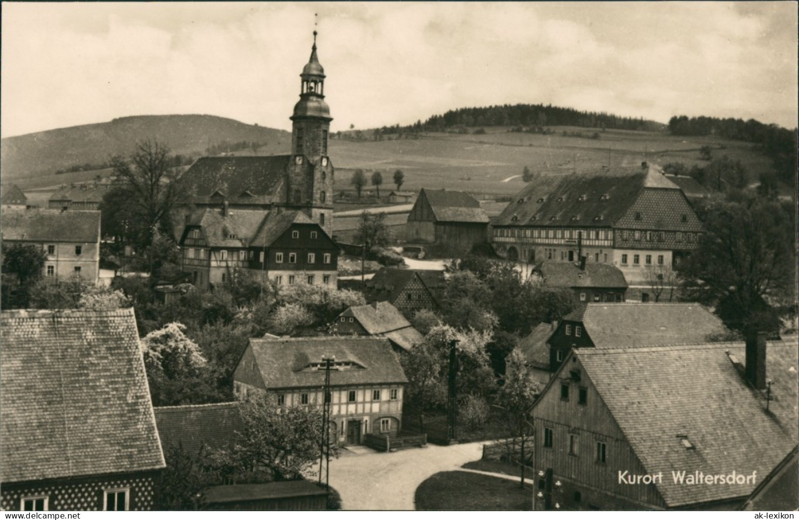 Ansichtskarte Waltersdorf-Großschönau (Sachsen) Stadtpartie 1955 - Grossschoenau (Sachsen)