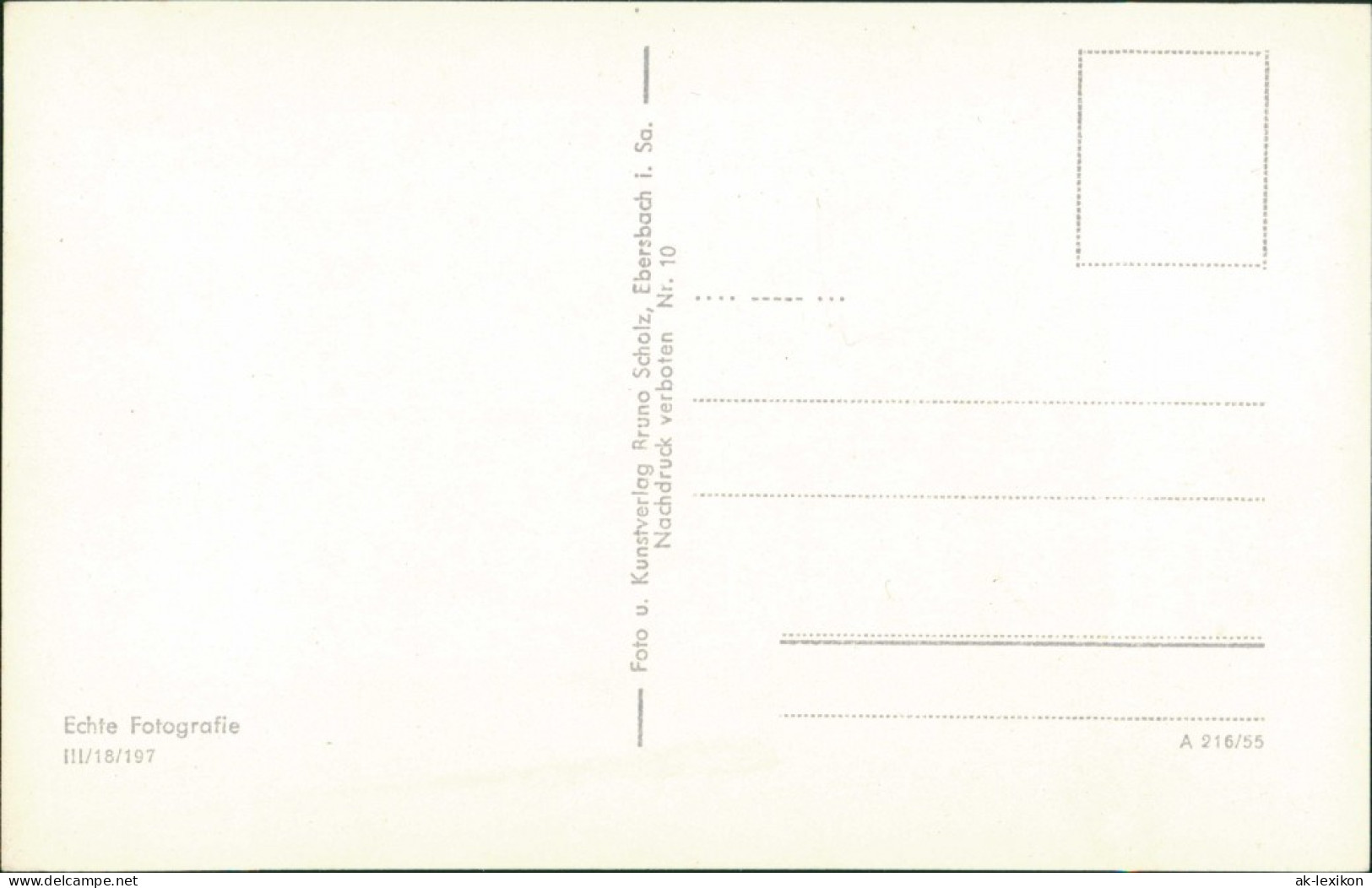 Ansichtskarte Waltersdorf-Großschönau (Sachsen) Stadtpartie 1955 - Grossschönau (Sachsen)