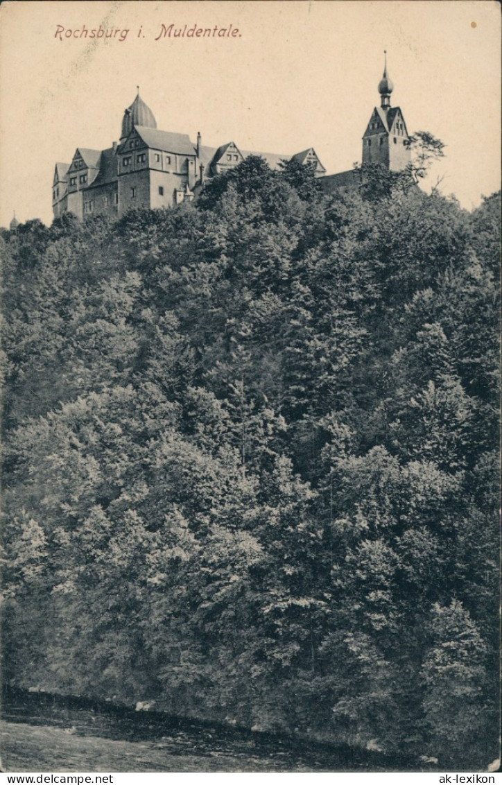 Ansichtskarte Muldental Schloss Rochsburg Im Muldental 1922 - Lunzenau