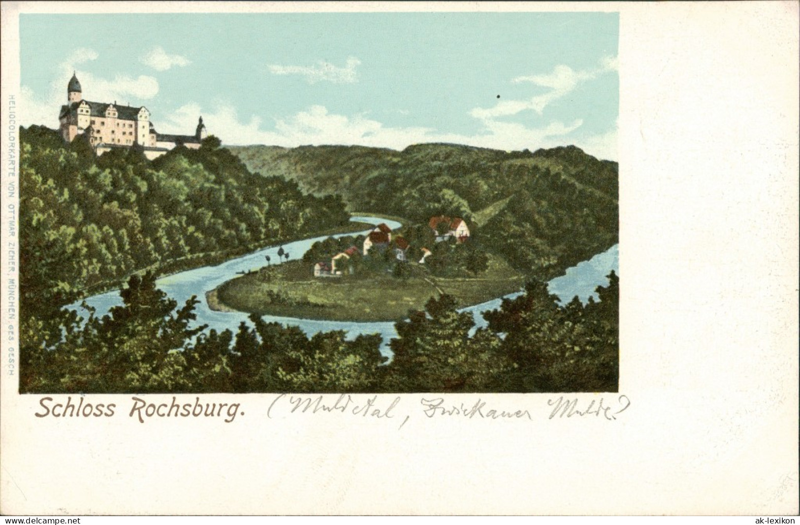 Ansichtskarte Muldental Muldental Mit Schloss Rochsburg 1900 - Lunzenau