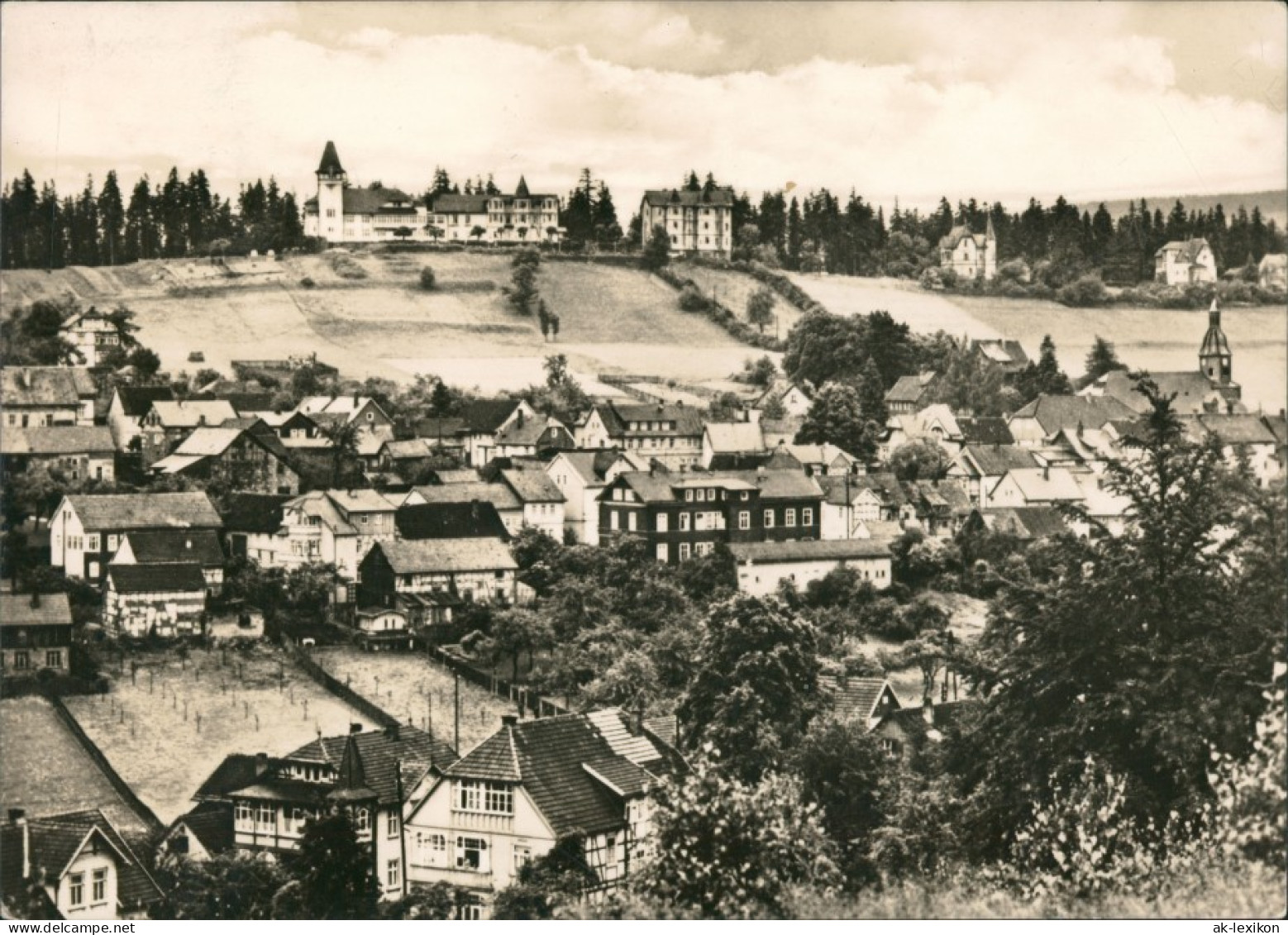 Ansichtskarte Finsterbergen-Friedrichroda Blick Auf Den Hang 1968 - Friedrichroda