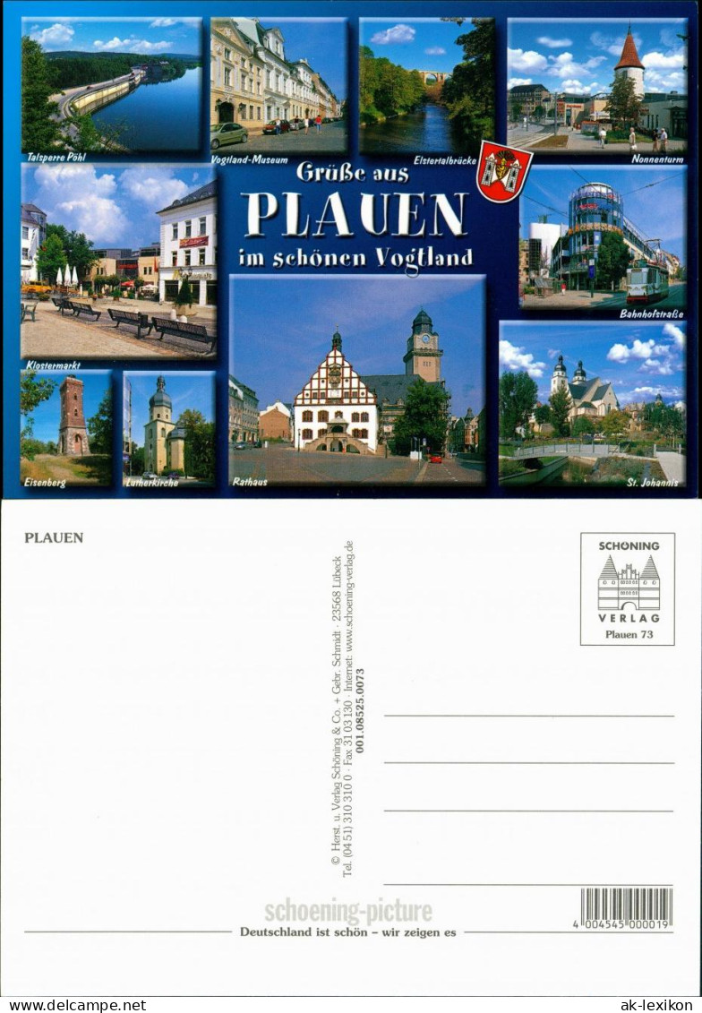 Plauen (Vogtland) Mehrbild-AK Mit Talsperre,  Bahnhofstr. Uvm. 2005 - Plauen