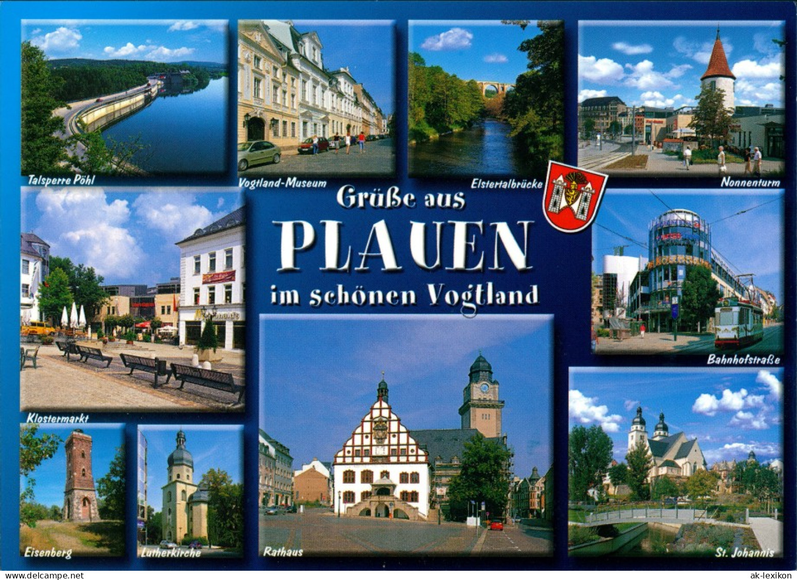 Plauen (Vogtland) Mehrbild-AK Mit Talsperre,  Bahnhofstr. Uvm. 2005 - Plauen