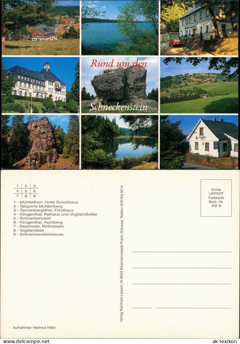 Mühlleithen-Klingenthal Umland-Ansichten Rund Um Den  Mehrbildkarte 2000 - Klingenthal