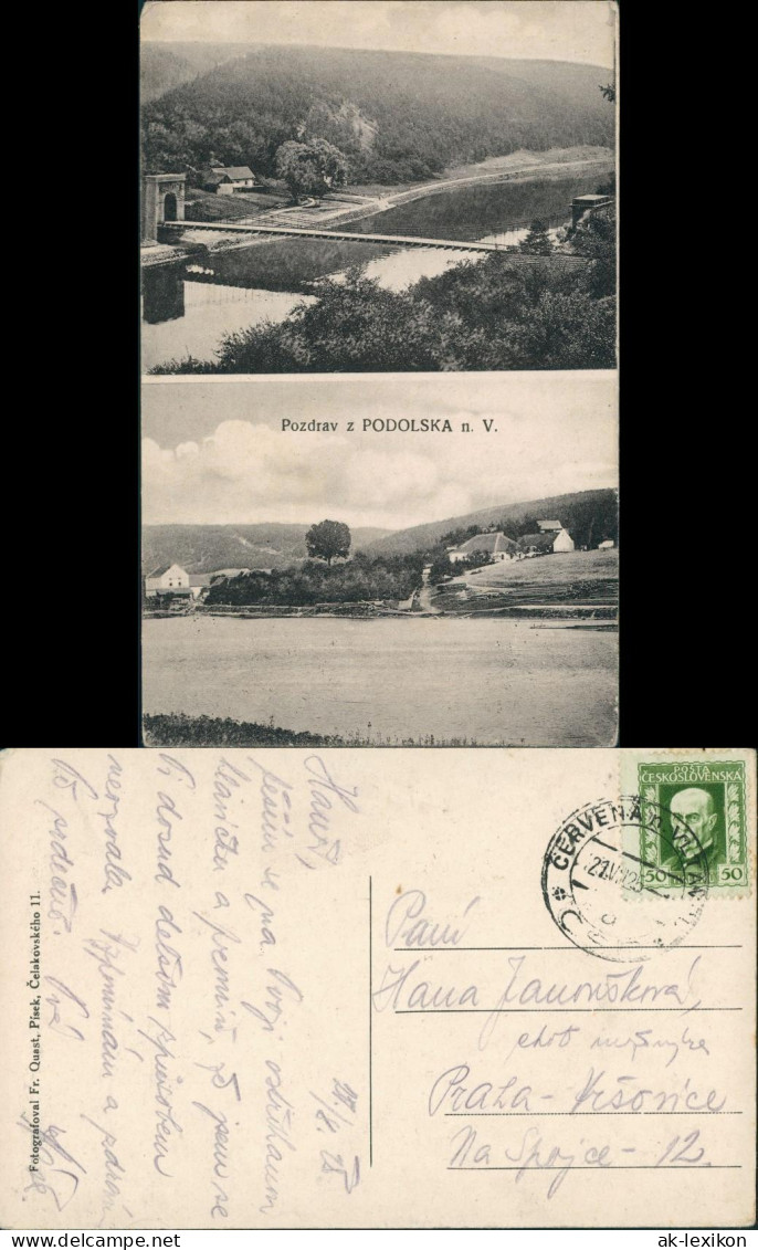 Wyżyna Wołyńsko-Podolska Pozdrav Z PODOLSKA N. V. Vintage Postcard 1925 - Ukraine