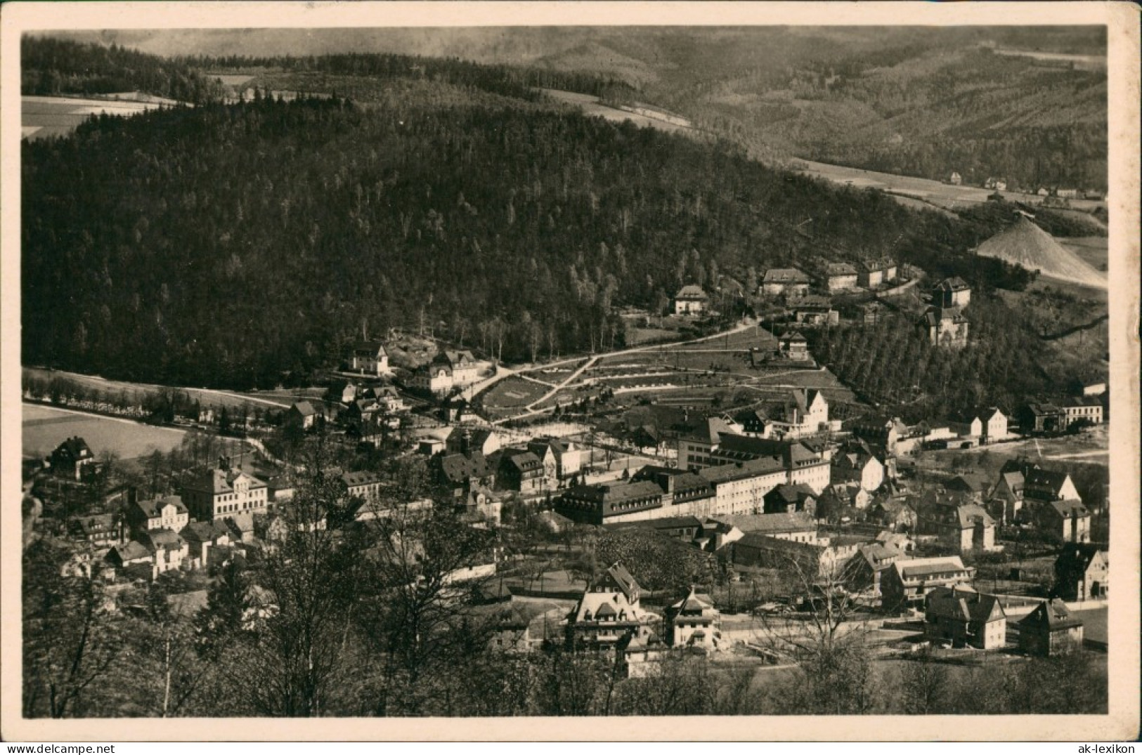 Oberschlema-Bad Schlema Panorama-Ansicht Blick Vom Radiumsteig 1937 - Bad Schlema