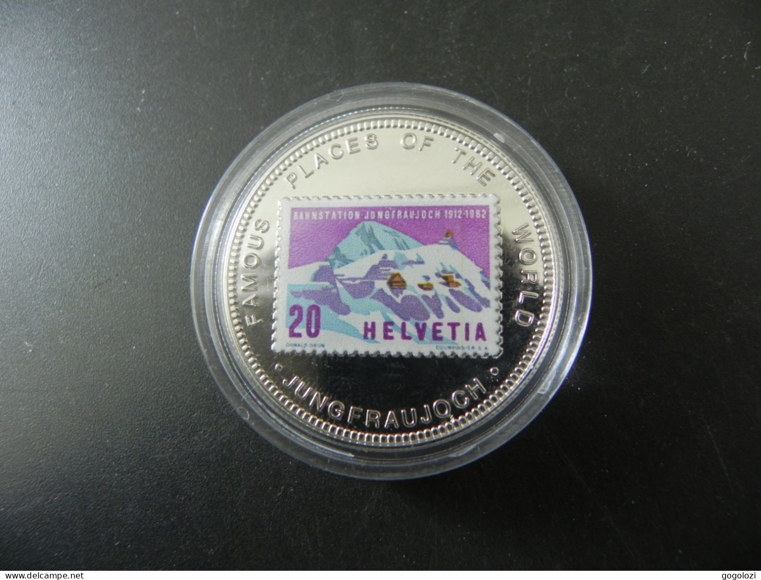 Uganda 1000 Shillings 1996 - Famous Places Of The World Switzerand Jungfraujoch - Ouganda