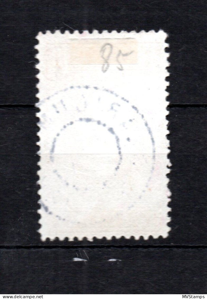 Nederland 1913 Zegel 94 Jubileum Met Luxe Grootrondstempel Blaricum - Usati