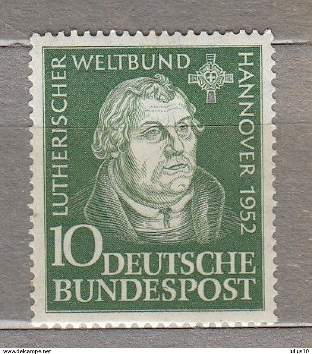 DEUTSCHLAND GERMANY 1952 MNH(**) Mi 148 CV 15EUR #33850 - Ungebraucht