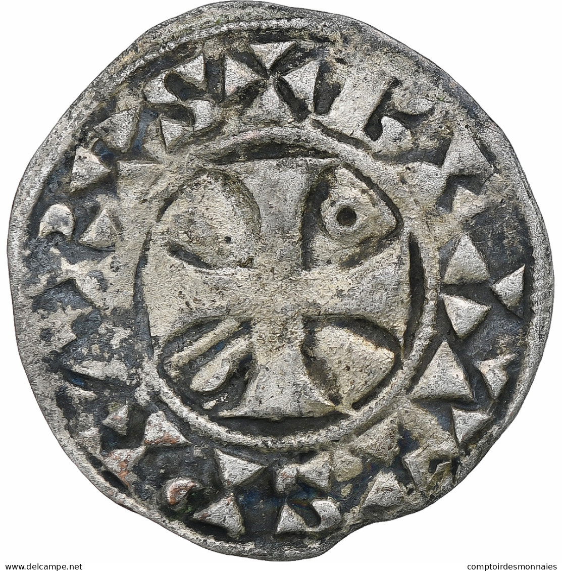 Comté De Champagne, Thibaut II, Denier, 1125-1152, Troyes, Argent, TTB - Autres & Non Classés