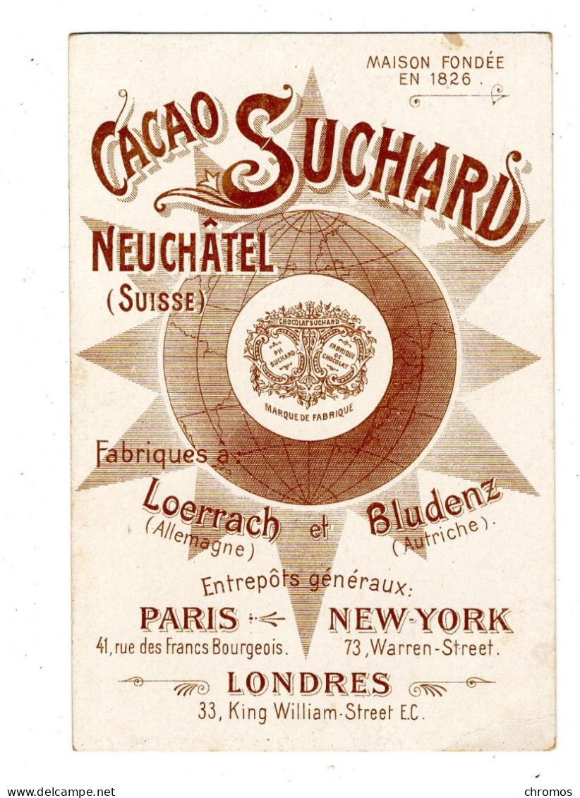 Chromo Chocolat Suchard, 64 / 5, Nègre, En Afrique - Suchard