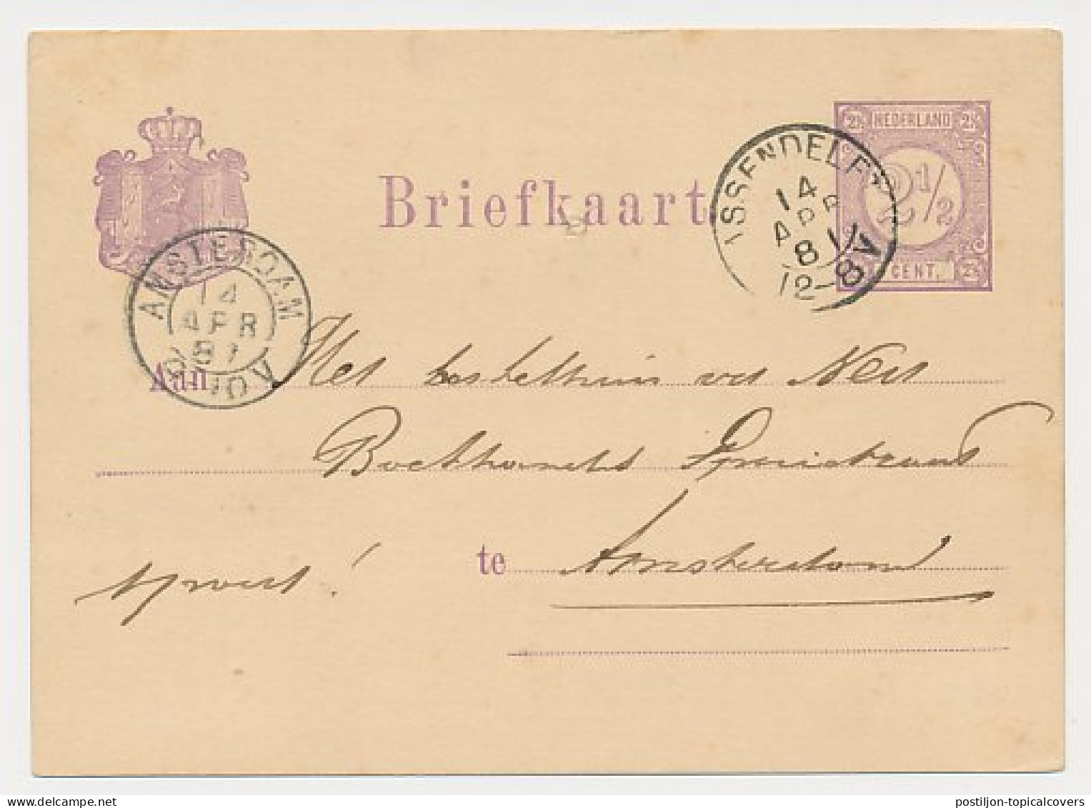 Kleinrondstempel Assendelft 1881 - Non Classificati