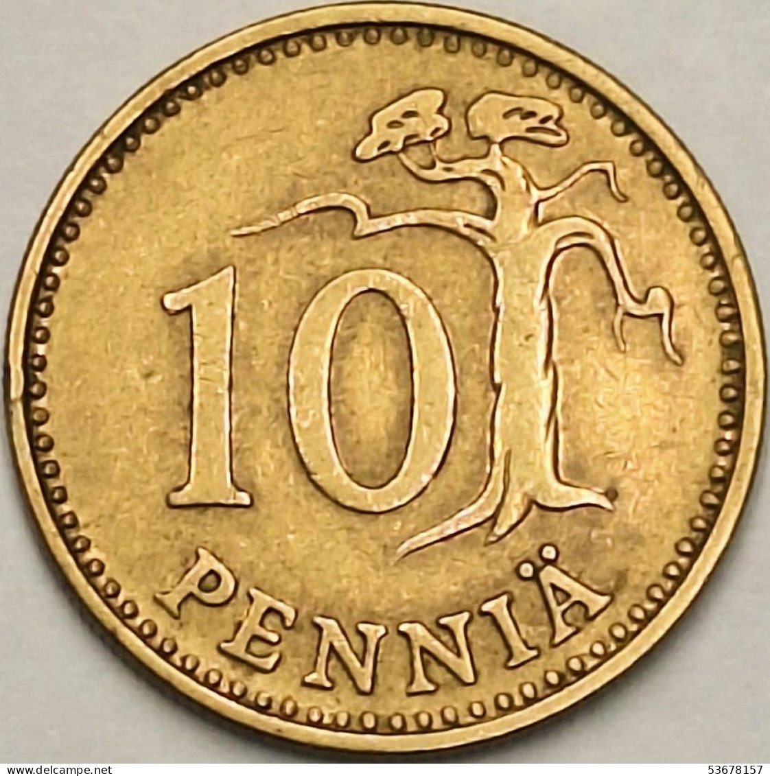 Finland - 10 Pennia 1966 S, KM# 46 (#3915) - Finland