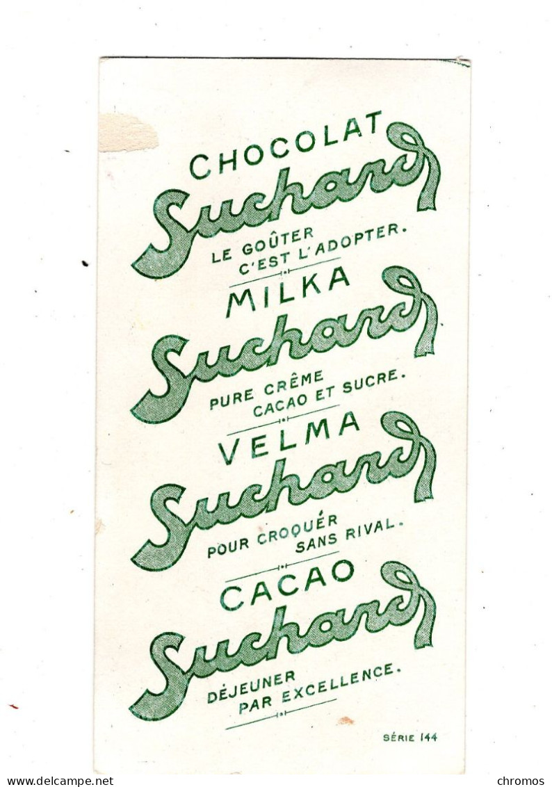 Chromo Chocolat Suchard, 144 / 10, Serie: Animaux Célèbres, Pigeons De Venice, Italie - Suchard