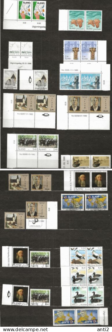 Aland - Small Collection - See Images   Mint And Cancelled Stamps - Collections