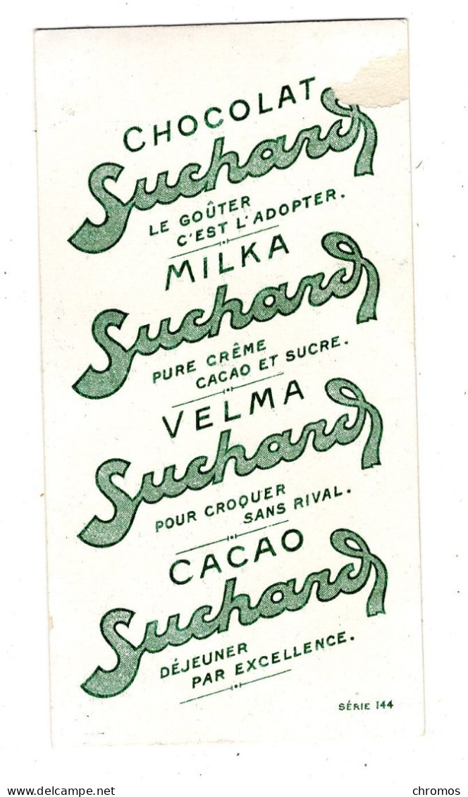 Chromo Chocolat Suchard, 144 / 5, Serie: Animaux Célèbres, Aspic De Cléopatre, Egypte, Orient - Suchard