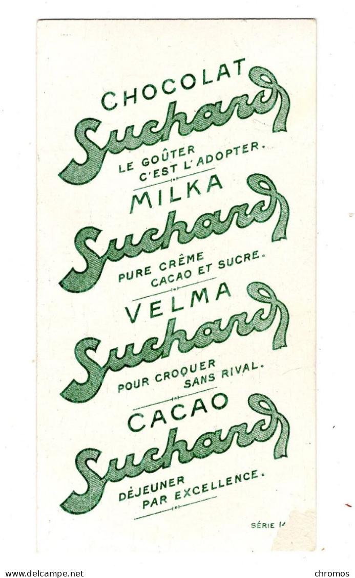 Chromo Chocolat Suchard, 144 / 4, Serie: Animaux Célèbres, Les Oies Du Capitole - Suchard