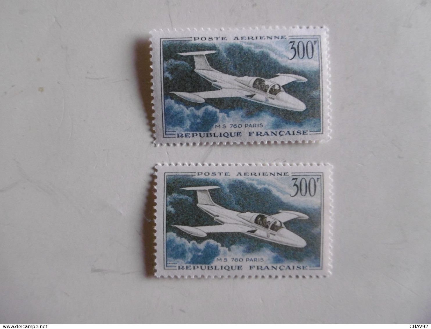 FRANCE   1959   PA35   * *      MORANE SAULNIER  760 LA PAIRE   DEUX COULEURS - 1960-.... Mint/hinged