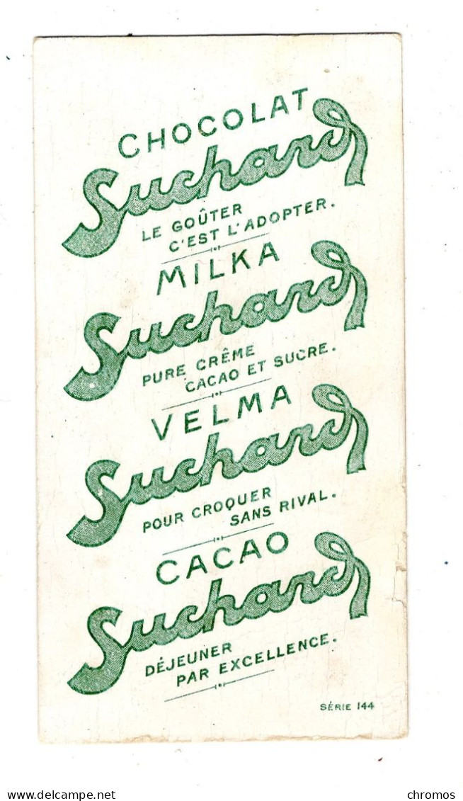 Chromo Chocolat Suchard, 144 / 1, Serie: Animaux Célèbres, Le Boeuf Apis - Suchard