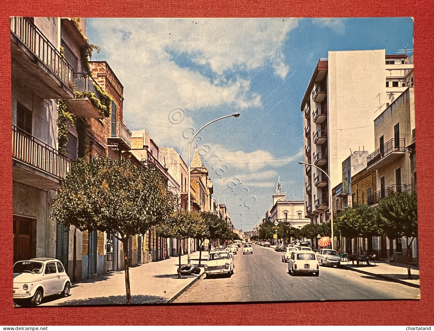 Cartolina - Ribera ( Agrigento ) - Corso Umberto - 1970 Ca. - Agrigento