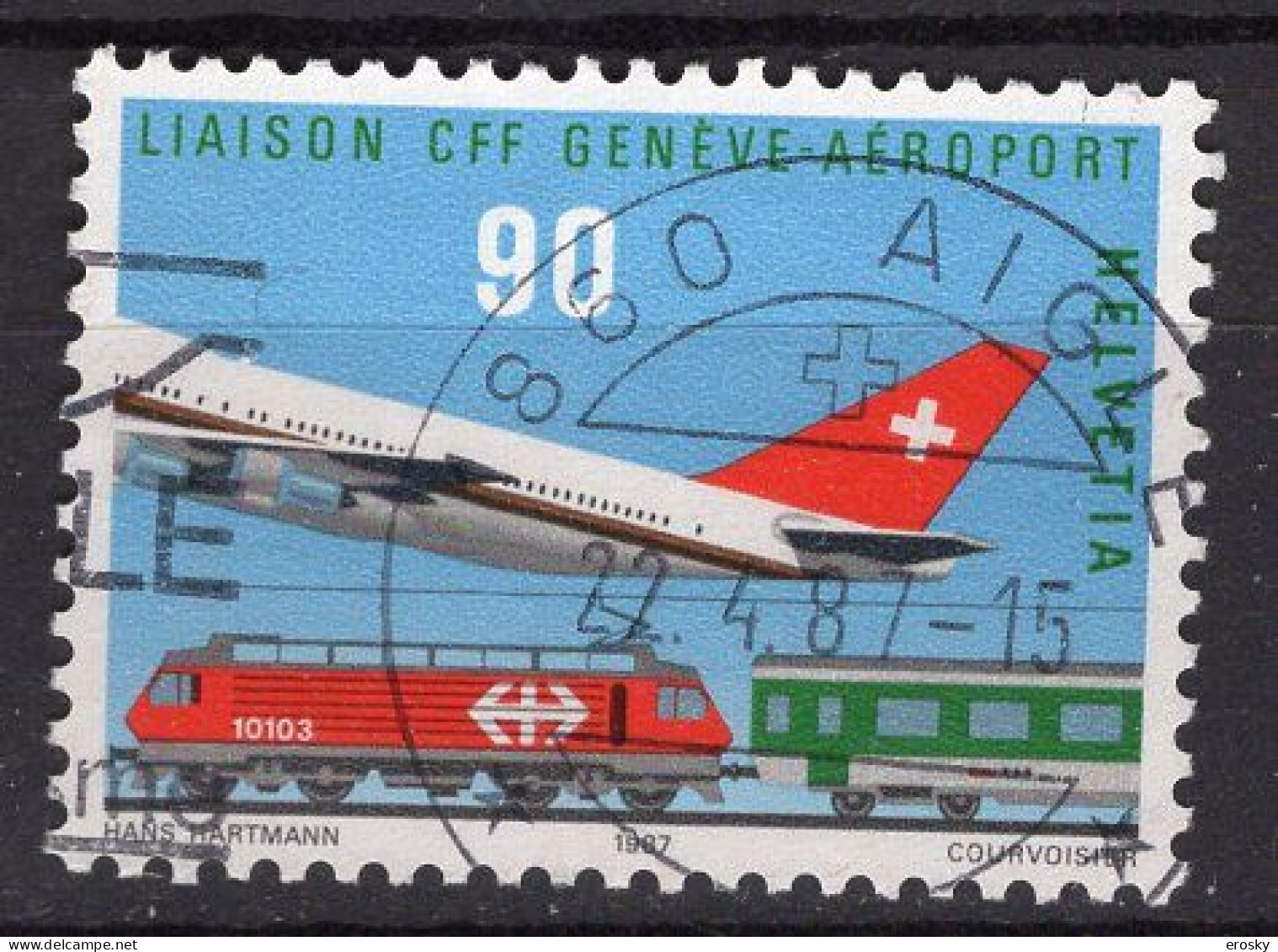 T2464 - SUISSE SWITZERLAND Yv N°1272 - Gebraucht