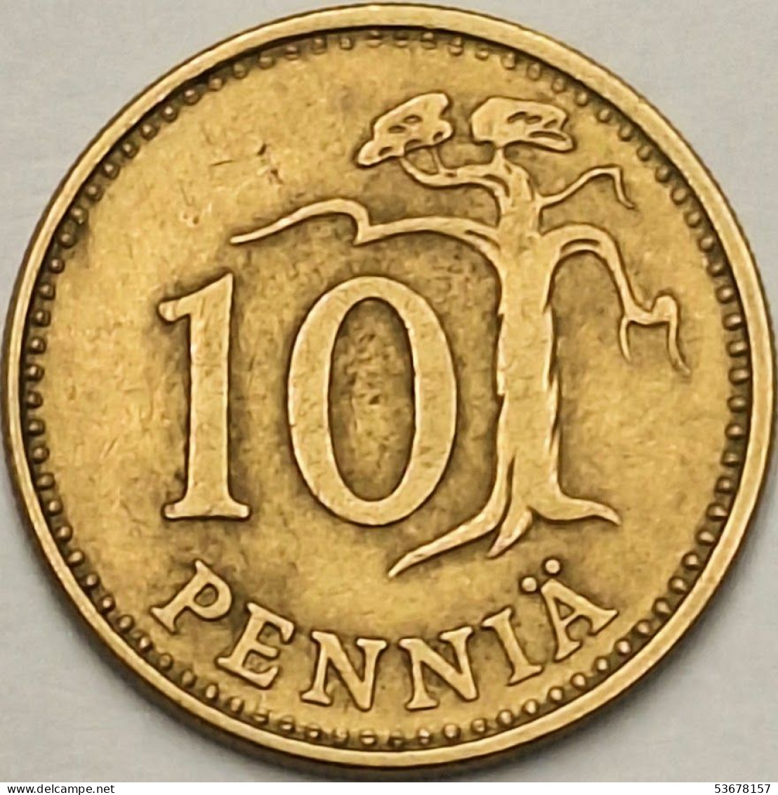 Finland - 10 Pennia 1968 S, KM# 46 (#3916) - Finland