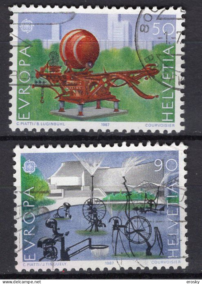 T2465 - SUISSE SWITZERLAND Yv N°1274/75 - Used Stamps