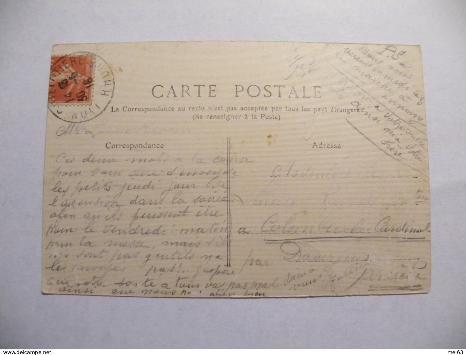 A545 . CPA. 42. BOURG-ARGENTAL. (Loire). Boulevard Des Tilleuls.  Beau Plan Animé. écrite & Voyagée 1916 - Bourg Argental