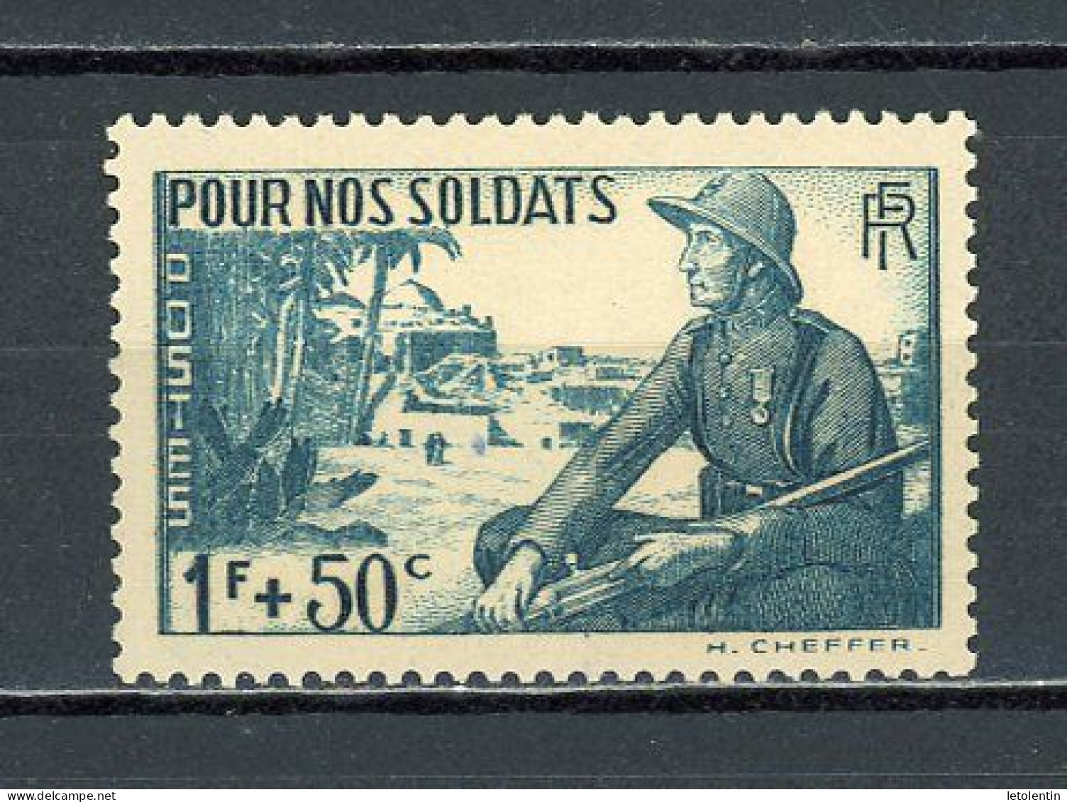 FRANCE - POUR NOS SOLDATS - N° Yvert 452 ** - Nuevos