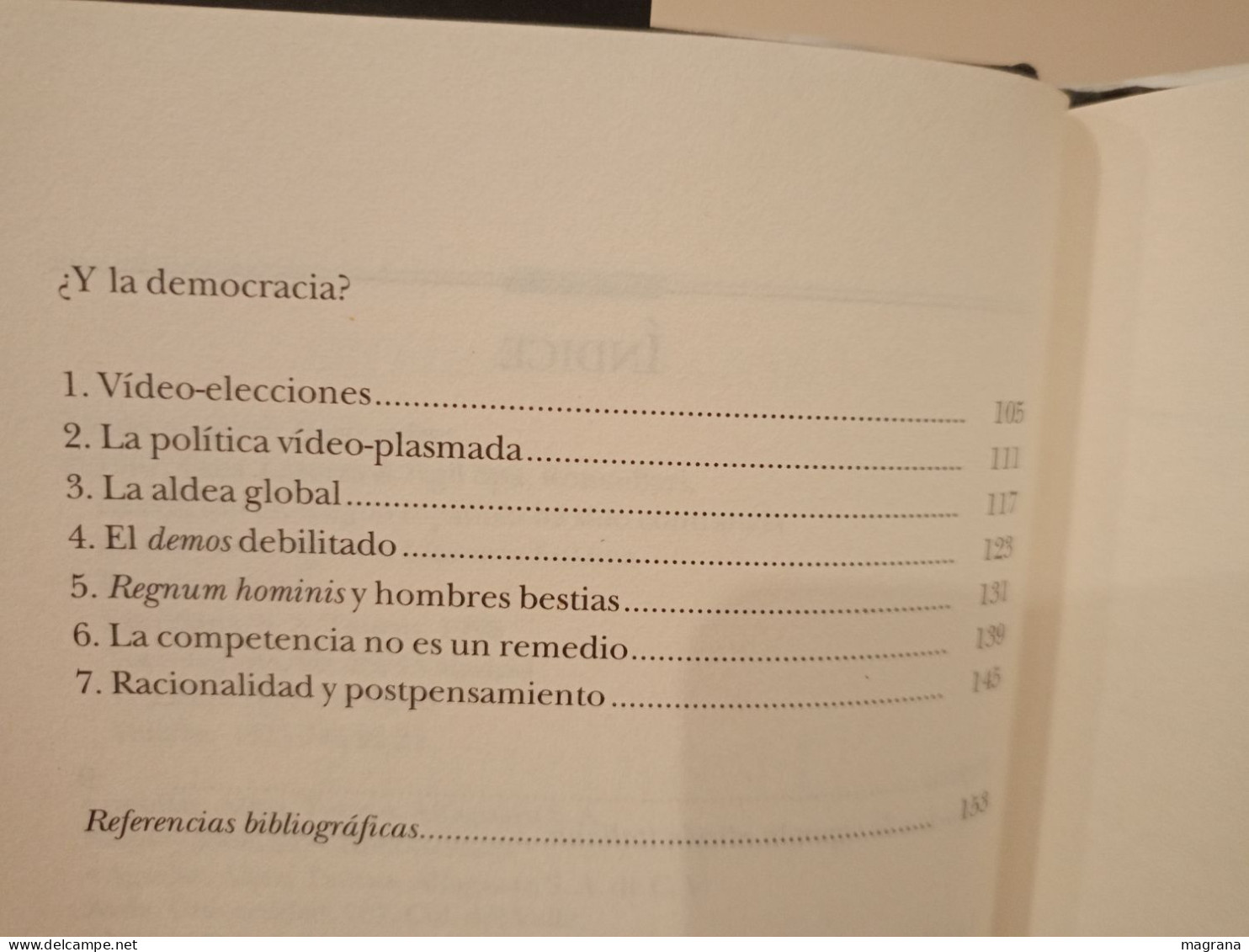 Homo Videns. La Sociedad Teledirigida. Giovanni Sartori. Taurus. Pensamiento. 1998. 160 Pp. - Kultur