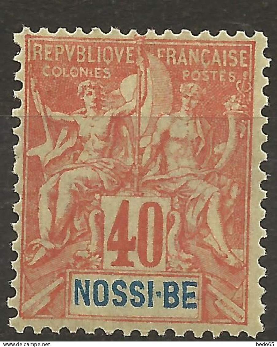 NOSSI-BE N° 36 Sans Accent Sur Le E De BE NEUF** LUXE SANS CHARNIERE / Hingeless / MNH - Ungebraucht