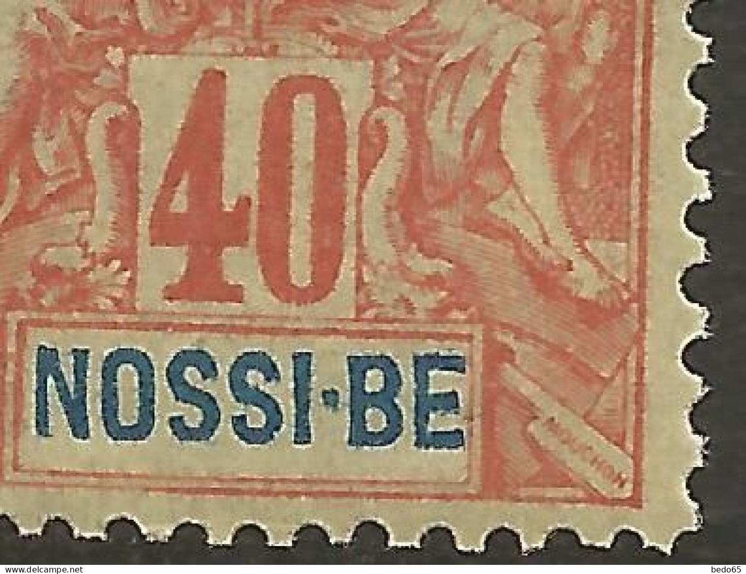 NOSSI-BE N° 36 Sans Accent Sur Le E De BE NEUF** LUXE SANS CHARNIERE / Hingeless / MNH - Ungebraucht