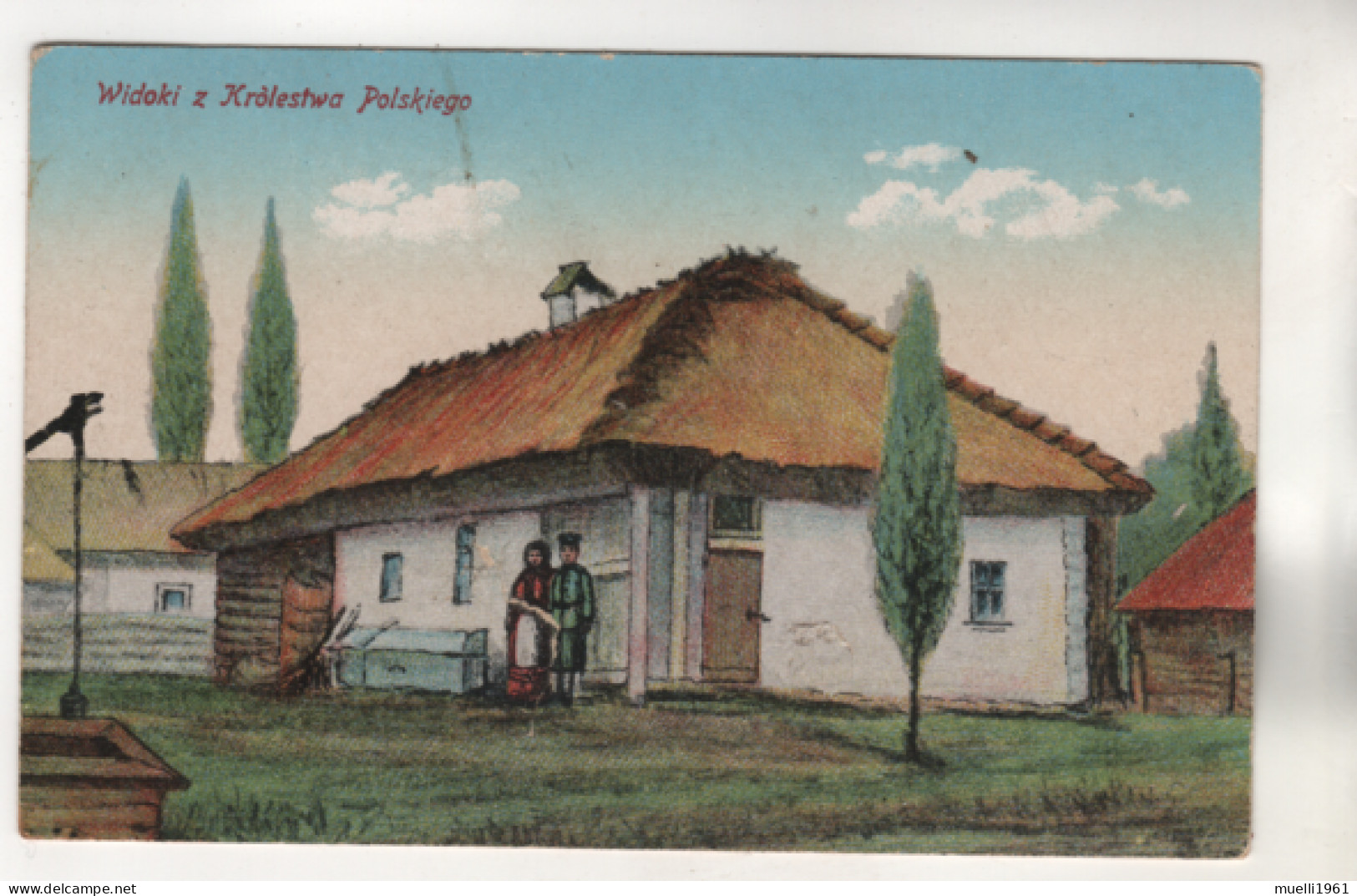 2162, Polen, Trachten, Typen, Landschaft, Ca. 1915 - Pologne