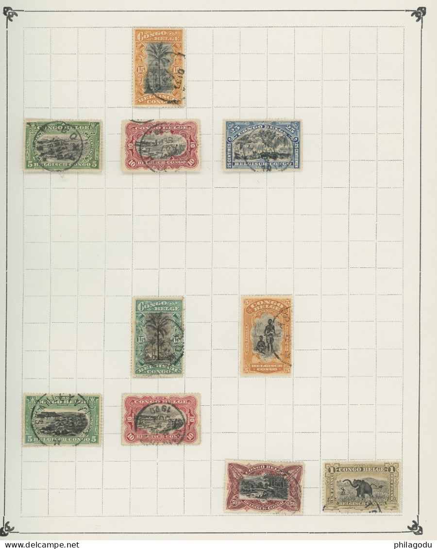 Timbres Ø Choisis Très Complet Depuis 1923. Cote > 440-€ - Verzamelingen