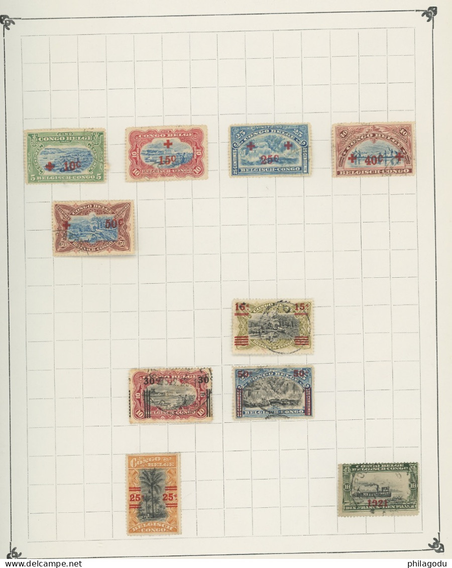 Timbres Ø Choisis Très Complet Depuis 1923. Cote > 440-€ - Collections