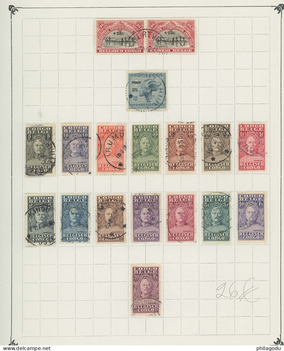 timbres Ø choisis très complet depuis 1923. cote > 440-€