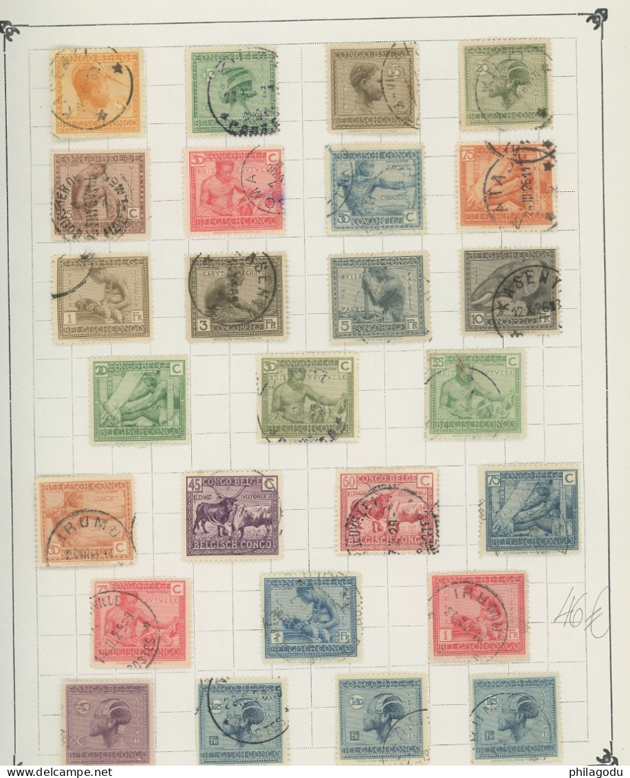 timbres Ø choisis très complet depuis 1923. cote > 440-€