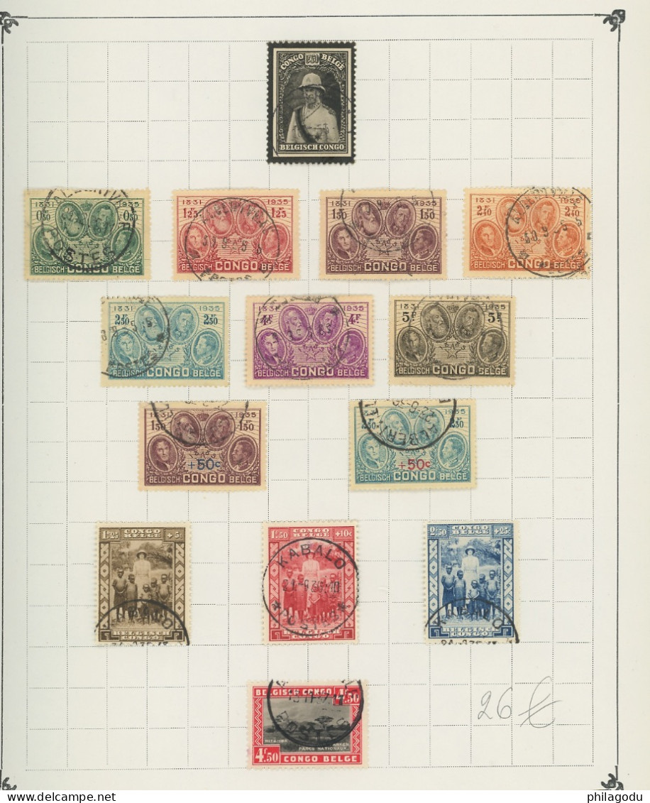 timbres Ø choisis très complet depuis 1923. cote > 440-€