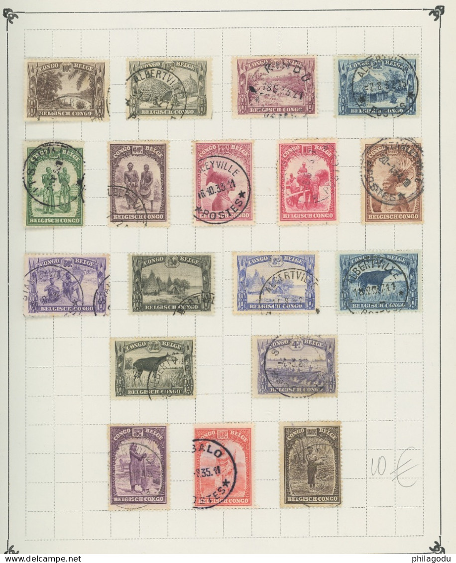timbres Ø choisis très complet depuis 1923. cote > 440-€