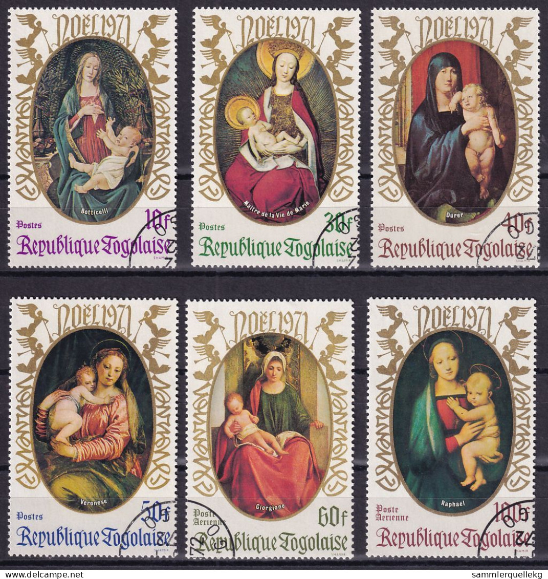 Togo 902 - 907 Gestempelt, Weihnachten 1971 - Madonnen ( Nr. 2550) - Weihnachten