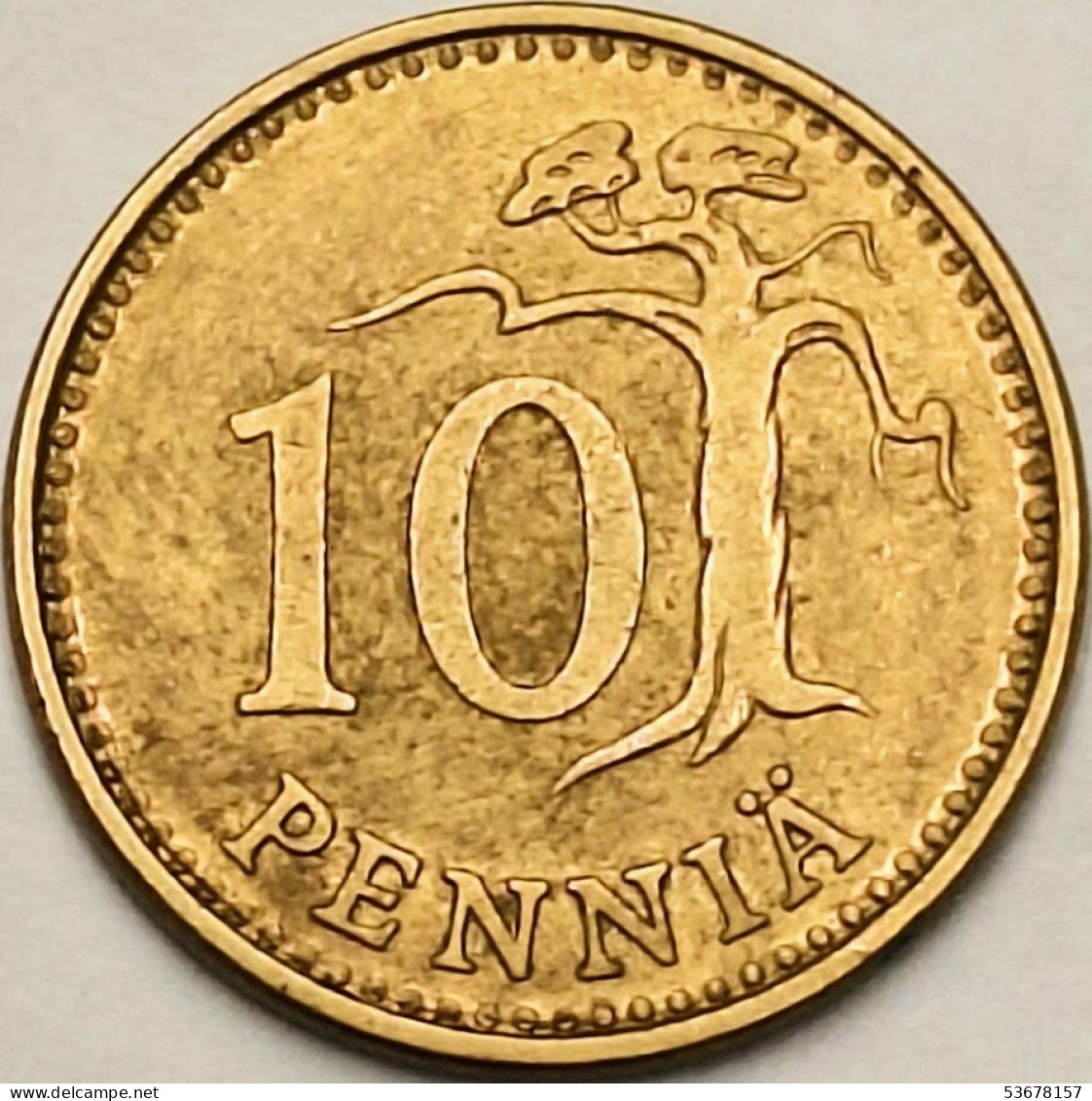 Finland - 10 Pennia 1970 S, KM# 46 (#3917) - Finlandia