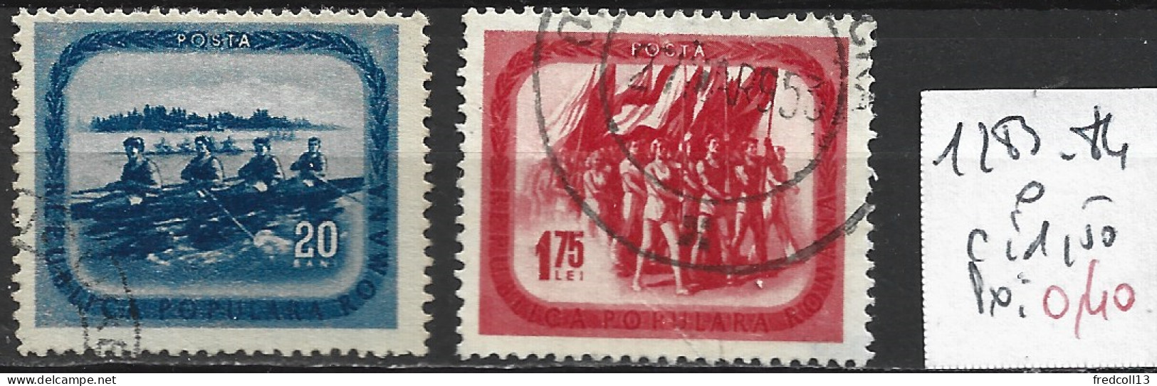 ROUMANIE 1283-84 Oblitérés Côte Côte 1.50 € - Used Stamps